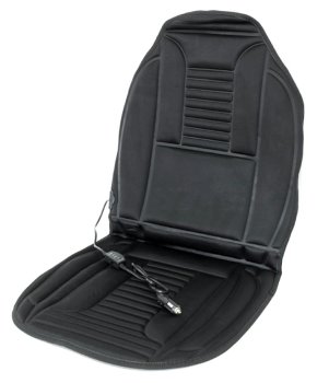 Universal Heated Car Seat Cover, 12V Seat Warmer, black