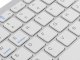 Wireless Bluetooth Keyboard for PC, iPad, Mac, Slim Low Profile, White