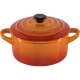 Le Creuset Stoneware Set of 4 Petite Casseroles 0.25 L, Red