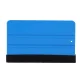 Large Squeegee with Felt Edge for Vinyl Wrap, Decals, Tint, 12.5x8 cm, Blue