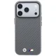 BMW M Carbon Metal Logo MagSafe Case for iPhone 17 / 18 Pro Max - Gray