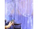 Christmas Curtain, String Wire Fairy Lights, 300 LED, 3x3 m, Cold White