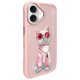 Nimmy Glasses Cool Cat Case for iPhone 16, Pink