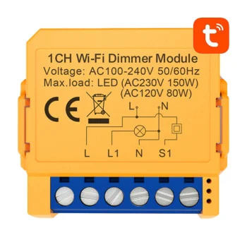 Smart WiFi Light Switch Avatto DMS16-2 TUYA