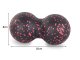 Hard Massage Double Fascia Ball for Yoga Fitness Therapy - 8cm, Mixed Colors