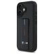 BMW iPhone 16 Case M Grip Stand Smooth and Carbon, Black