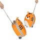 Bērnu ceļojumu soma ar riteņiem, koferis, čemodāns, Tīģeris| Kids Travel Luggage Bag Ride On Suitcase