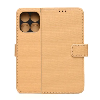 Smart Triangle Wallet Case for Motorola Edge 70 Fusion, Brown