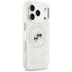 Karl Lagerfeld IML Glitter Karl&Choupette Heads Logo MagSafe Phone Case Cover iPhone 17 Pro Max - Gray
