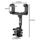 Xtrobb 24983 Rearview Mirror Car Phone Holder, Black/Silver