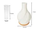 LED Table Lamp and Vase 2-in-1, 3 Light Colors, Ecru