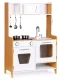 Ecotoys Wooden Play Kitchen for Kids with Light and Sound, 90 cm