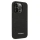 Karl Lagerfeld Glitter Plaque Logo Case for iPhone 14 Pro Max, Black