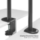 Triple Monitor Desk Mount 17-27 Inch 7kg VESA