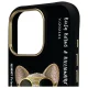 Nimmy Glasses Cool Dog Case for iPhone 16 Pro - Black