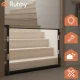 Retractable Safety Gate for Doors and Stairs Ruhhy, Grey