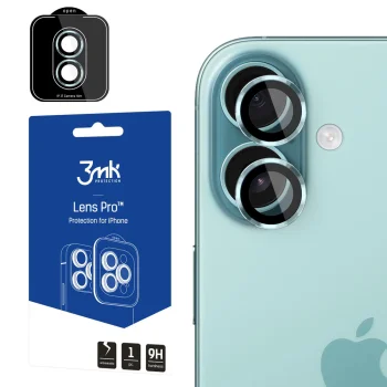 3mk Lens Protection Pro Tempered Glass for iPhone 17, Green