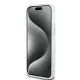 DKNY iPhone 15 / 14 / 13 Case Liquid Glitter Multilogo, White