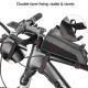 Rockbros 029-1BK Bicycle Frame Bag with Phone Cover, Black