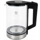 Electric Kettle, Glass, 1500W, 2L, LED Illumination, Black