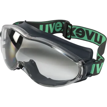 uvex ultrasonic planet Full-Vision Safety Goggles, Anthracite / Green