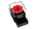 Everlasting Red Rose Jewelry Gift Box For Holidays, 11x9cm