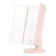 Humanas HS-ML04 Makeup Mirror with LED Lights, Pink