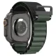 Spigen WBF1 Strap for Apple Watch 44 / 45 / 46 / 49 mm, Black and Green