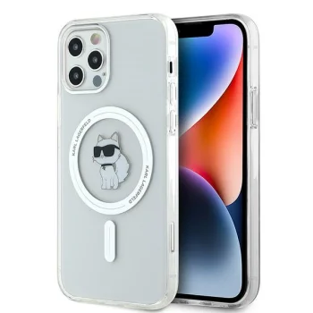 Karl Lagerfeld iPhone 12 / 12 Pro Case IML Choupette MagSafe, Transparent