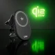 SBS Magnetic Car Phone Holder with Qi2 25W Wireless Charger and Active Cooling - Black