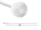 Magnetic Curtain Tiebacks 2 pcs White