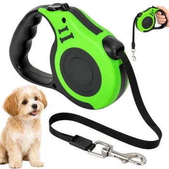 Retractable Dog and Cat Leash with Lock 5m (up to 15kg)