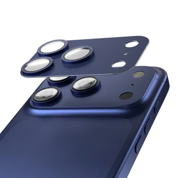 Etteri Full Camera Lens Protector for iPhone 17 Pro, Blue