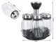 Rotating Spice Rack + 6 Glass Jars