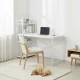 Modernhome Computer Desk with 3 Shelves, 120x60 cm, White