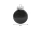 Christmas Tree Baubles 6 cm, Set of 24, Black
