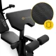 4Fizjo 1501 ULTRA Training Bench with Rack, Black