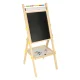 Double-Sided Magnetic and Chalk Board for Kids with Accessories, 38x37x90cm