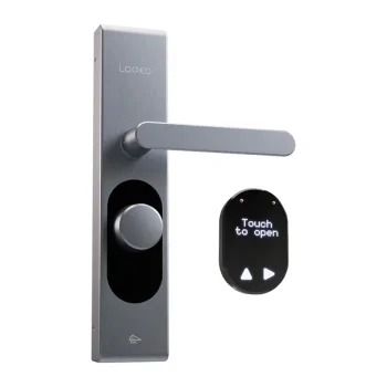 LOQED Touch Smart Door Lock, Wi-Fi / Bluetooth, Silver