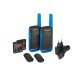 Motorola Talkabout Walkie Talkie T62 Twin-Pack + Charger, Blue
