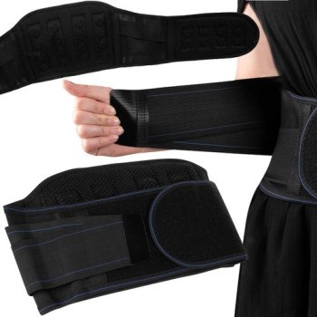 Magnetic Back Lumbar Support Belt Brace, 24 Magnets, XL 100 cm