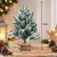 Artificial Christmas Tree with Snow, 50 cm