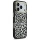 Guess Leopard Glitter MagSafe Phone Case Cover iPhone 17 Pro - Black
