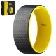 4Fizjo Dharma XXL Yoga and Stretching Wheel, 40 cm, Yellow/Black