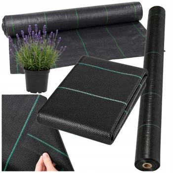 Apsauginė plėvelė nuo piktžolių DIVODV, 70 g/m², 1x20 m, juoda