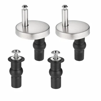 Universal Toilet Seat Hinges, 2 Pcs