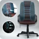 Sofotel Swivel Office Chair, Black-Brown