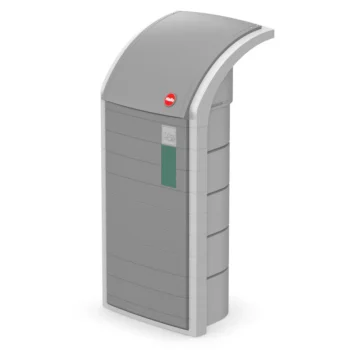Hailo ProfiLine WSB Design XXXL Recycling Bin 120 L, Dust Grey