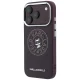 Karl Lagerfeld Point & Choupette Sketch MagSafe Case for iPhone 18 Pro / 17 Pro - Burgundy
