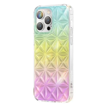 Kingxbar Miya Series Case for iPhone 14 Plus, Rainbow